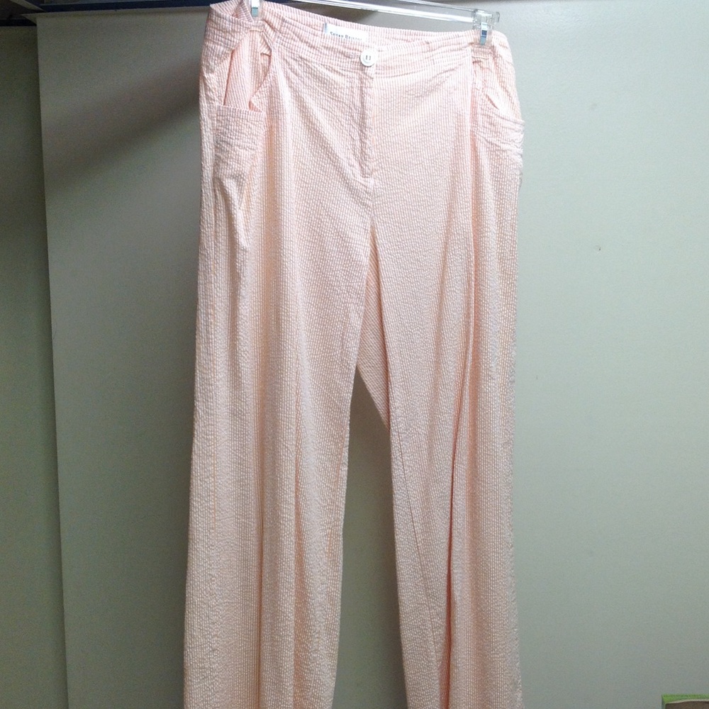 Summer seersucker pants